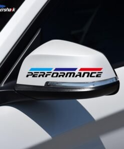 Alternative view of 2 Pcs M Performance Car Rearview Mirror Sticker For BMW F30 F10 F20 F32 F22 E60 E90 G20 G30 F40 X3 X4 X5 X6 M4 M5 M3 Accessories