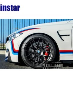 Alternative view of 2pcs M Power Performance Car Sticker For BMW 1 3 4 5 GT6 7 M3 M4 M5 M6 F30 F10 E60 E90 E46 328 330 320 118 116 120 E36 E39 F20
