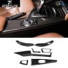 Car-styling Carbon Fiber Interior Dashboard Decoration Trim for BMW 4series F82 2014UP Left Hand Drive
