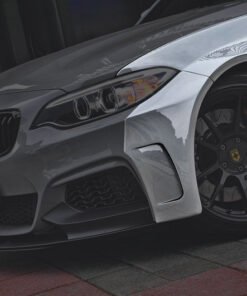 Alternative view of Manhart BMW F22 M Style FRP Fiber Glass Wide Body Front Fender Fiberglass Wheel Arch Flare Tuning Body Kit