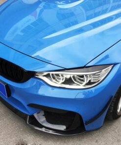 Alternative view of Carbon Fiber FRP Car Front Headlight Lamp Eyelids Eyebrows Trims for BMW F33 F32 F36 F82 F83 M4 F80 M3