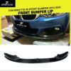 Carbon Fiber / FRP Front Bumper Lip Spoiler Splitters for BMW 4 Series F32 F33 F36 M Sport Bumper 2014 - 2017