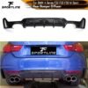 Carbon Fiber / FRP Rear Bumper Lip Spoiler For BMW 4 Series F32 F33 F36 M Sport Only 2014 - 2017 435i 420i Rear Diffuser Spoiler