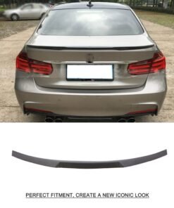 Alternative view of Carbon Fiber For BMW 4 Series F32 F33 Sedan Convertible 2014 - 2019 Rear Trunk Spoiler Boot Wing Lip