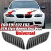 DTM Style 2pcs E90 E91 Universal Car Front Bonnet Grill Vent Hood Cover Air Outlet Vent For BMW E90 E91 E92 E93 F30 E46 ABS