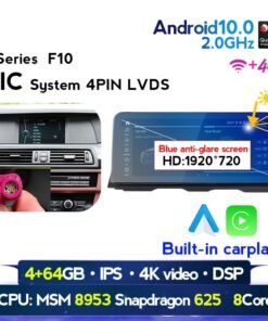 Alternative view of 8Core Android 10 car dvd for BMW 5 Series F10 F11 2010-2016 CIC NBT Car GPS Navigation Multimedia Radio f10
