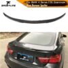F36 Rear Trunk Spoiler Boot Lip Wing Spoiler For BMW 4 Series F36 Grancoupe 2014 - 2019 Carbon Fiber