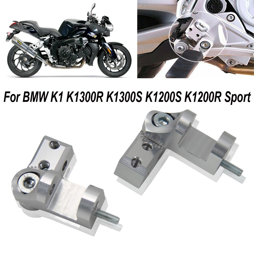 thumbnail image 2 of Universal CNC Aluminum Motorcycle Footpeg Lowering Kit - Passenger Footpegs (1 Pair) 2 of 5