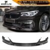 Front Bumper Lip Spoiler Splitters For BMW 7 Series G11 G12 M Sport Sedan 2014 - 2018 Carbon Fiber / FRP