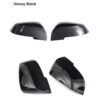 Side Mirror Cover For BMW 1 2 3 4 X GT Series F20 F30 220i 228i 320i 328i F36 E84 X1 Carbon Look & Black Mirror Cover Caps