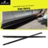 Side Skirts Extension Lip Apron for BMW 4Series F32 M Sport Sedan Coupe Convertible 2014 - 2017 Carbon Fiber