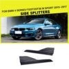 Side Skirts Winglets Splitters for BMW 4 Series F32 F33 F36 435i 440i M Sport Coupe Convertible 2014 - 2018 Carbon Fiber / FRP