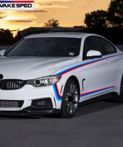 Alternative view of Tricolor Stripes PERFORMANCE Car Waist Lines Sticker Door Side Decal For BMW M Sport F20 F30 F10 F23 F45 F34 F80 E90 E82 F32 F82