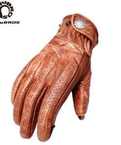 Alternative view of Uglybros Breathable Comfortable Motorcycle Gloves Sheepskin Outdoor Driving Motorbike Gloves Moto Protective Gloves Long Rides