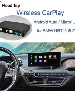 Wireless CarPlay for BMW i3 I01 NBT System 2013-2017, with Android Auto Mirror Link AirPlay Car Play Function