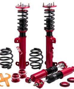 Alternative view of 4pcs Shock Absorber Struts for BMW E36 3 Series Sedan Coupe Convertible Red for 318 323 325 93-98 Compact 316is 318i Spring