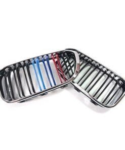 Alternative view of Front Bumper Kidney Grill Double Slat Chrome M Black Grille For BMW 1Series F20 F21 LCI 2016 2017 2018 2019 Car Accessories