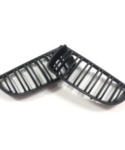 Alternative view of Front Bumper Kindey Grill Double Slat Matte Black Grille For BMW 3 Series M3 E90 2005 2006 2007 2008 323I 328I 335I 330I 325I