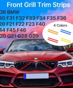 Alternative view of Front M Design Grille Kidney Insert Trim Strips for BMW F30 F32 F33 F34 F36 F20 F40 F22 F23 F45 G20 G21 3 5 Series