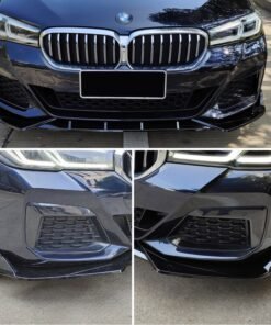 Alternative view of Gloss Black Car Front Bumper Lip Spoiler Splitter Diffuser Body Kit Cover Guard For BMW 5 Series G30 G31 G38 LCI 2020 2021
