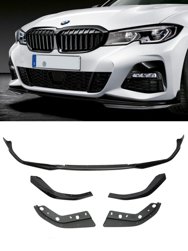 Rear Bumper M Performance Diffuser Spoiler Lip Body Kit For BMW 3 ...