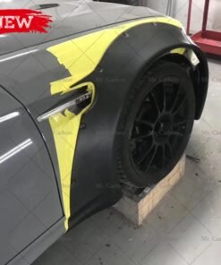 Alternative view of FOR BMW 3 SERIES 320i 325i E90 E92 E93 M3 LB-STYLE FIBER GLASS WIDE BODY KIT TRIM FRONT/REAR WIDE FLARE ARCH FRONT LIP SPOILER