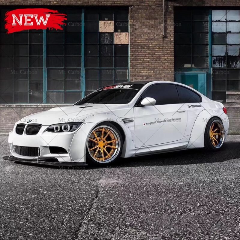 FOR BMW 3 SERIES 320i 325i E90 E92 E93 M3 LB-STYLE FIBER GLASS WIDE ...