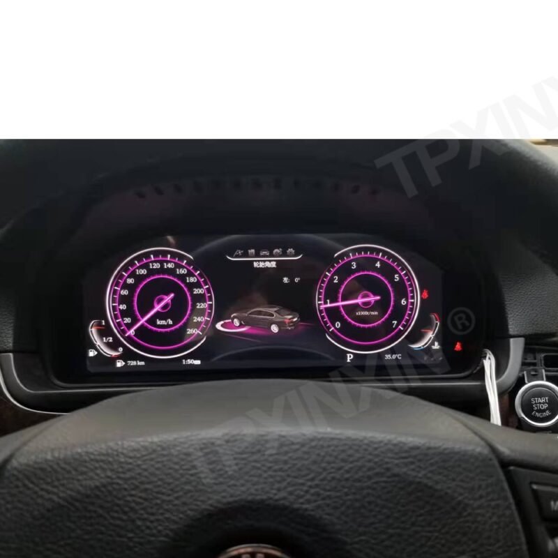 Digital Performance LCD Display Dashboard For BMW 5 Series F10 F11 2009 ...