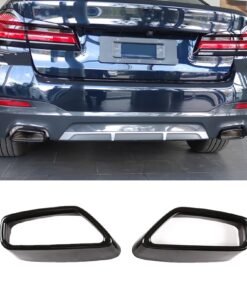 Alternative view of Rear Exhaust Muffler Pipe Cover Trim Tail Throat Frame Decoration fits for BMW 5 G30 G38