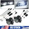Fit For BMW Angel Eyes Halo White LED Ring Marker Light Lamp Bulb X5 E70 E90 E91 | eBay