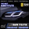 HeadLight For BMW F10 Upgrade to G30 G38 2011-2017 Car Accessory DRL  LED lights F18 5 Series Tuning Head Lamp
