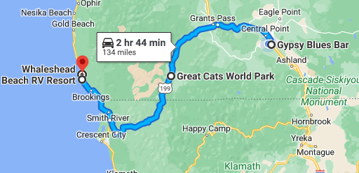 Drivers Club Map: The Redwoods