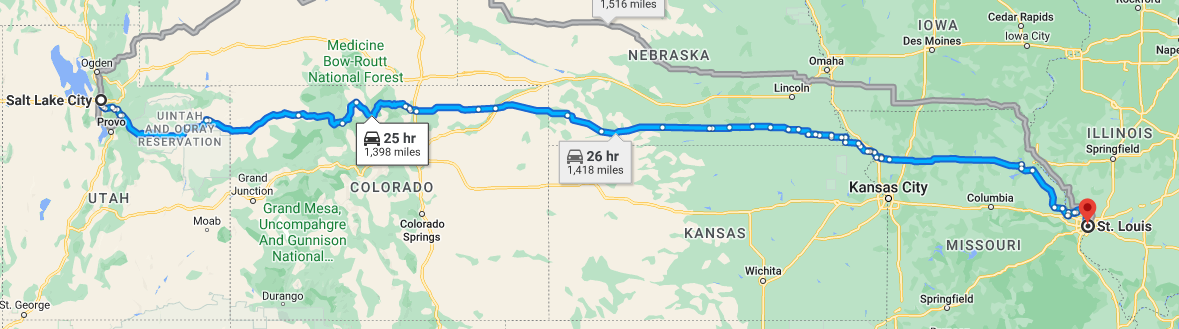 Drivers Club salt lake city to st louis