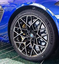Alternative view of Set M8 M3 M4 Style Wheels fit OEM Factory BMW 335i 428i 435i 20 inch 813M 5x120