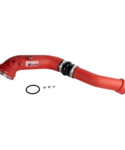 Alternative view of 16-20 BMW L6-3.0L/ Turbo/ Twin Turbo/L4-2.0L/ L6-2.5L Wrinkle Red Turbo SES Intercooler Pipes