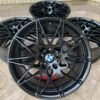 20” OEM BMW 666 M Satin Black Competition Wheels Rims M3 M4 GTS F80 F82 F83 ZCP