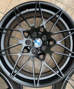 Alternative view of 20” OEM BMW 666 M Satin Black Competition Wheels Rims M3 M4 GTS F80 F82 F83 ZCP