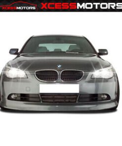 Alternative view of 04-10 BMW E60 5 Series Sedan Unpainted Front Bumper Lip Spoiler IKON Style