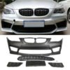 F90 M5 Style Front Bumper Cover For BMW E60 E61 5-Series 528i 535i 550I W/ 23mm PDC