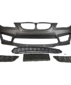Alternative view of F90 M5 Style Front Bumper Cover For BMW E60 E61 5-Series 528i 535i 550I W/ 23mm PDC