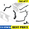 7x Radiator Hose Thermostat Expansion Tank Water Kit For BMW 323i 328i 325i 330i