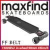 MAXFIND FF Belt Electric Skateboard 1500Wx2 Longboard 40km 28mph Samsung Battery IP65 4.1inch 14kg Toy