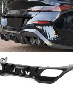 Alternative view of Dry Carbon Apron Car Rear Bumper Diffuser Lip Spoiler For BMW 8 Series G16 M Sport 4-Door 2018-2021