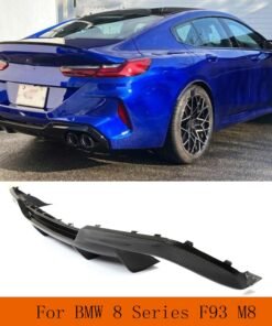 Dry Carbon Fiber Rear Bumper Diffuser Rear Bumper Diffuser Lip for BMW G16 F93 M8 4-Door Sedan 2019-2022  Car Modify Parts