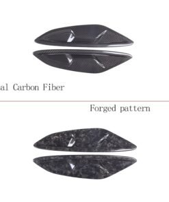 Alternative view of BMW 8 series G14 G15 G16 2019-2022 Real Carbon Fiber Side Air Outlet Cover Trim