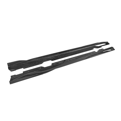 X style Side Skirts For BMW 4 Series G26 4D Dry Carbon fiber Side Skirt Extension