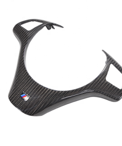 OEM Style Dry Carbon Fiber Steering wheel Cover for BMW 3 Series E92 E93 2006-2013
