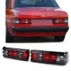 Red Smoked Taillights set For Mercedes 190E W201 82-93 Rear Lamps Assembly