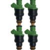 4 x 440cc 42lb/hr Fuel Injectors For BMW E30 S14 M10 Turbo Flow matched