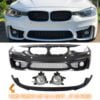 Unpainted F30 M3 Style Front Bumper Cover Kit For BMW F30 F31 3 Series 2012-2019